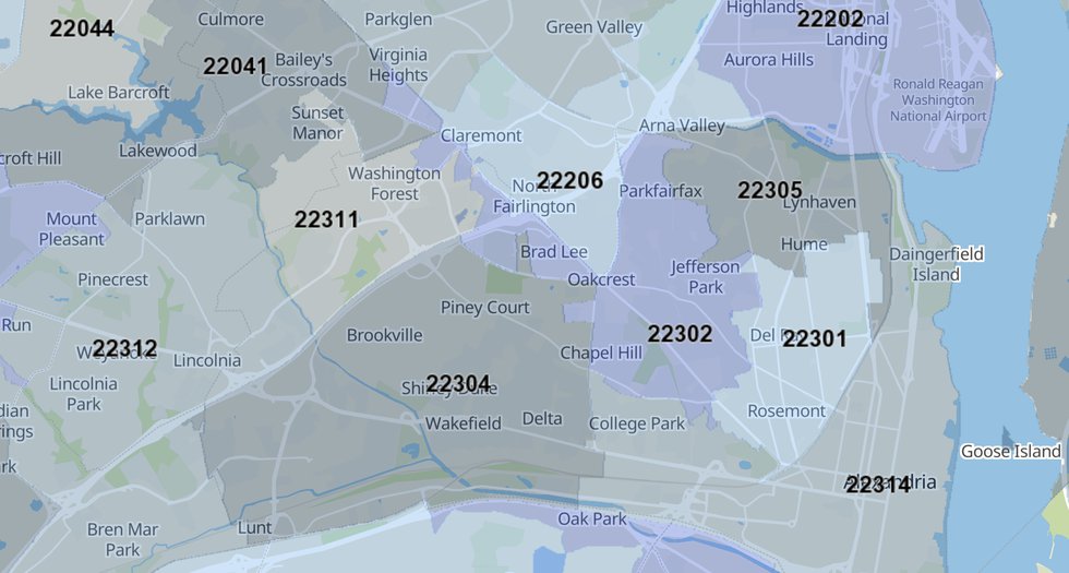 COVID 19 ZIP Code Data Updated for Alexandria SE Fairfax County 
